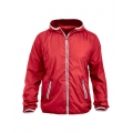 Clique Übergangsjacke Hardy (moderne Windbreaker mit Kapuze) rot Herren